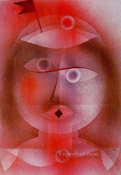Paul Klee Painting - The Mask with the Little Fl Paul Klee